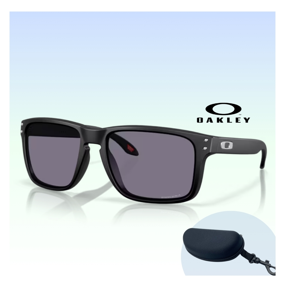 OAKLEY 奧克利 Holbrook XXL 亞洲大版 休閒太陽眼鏡(OO9487F-01 Prizm Grey 鏡片)