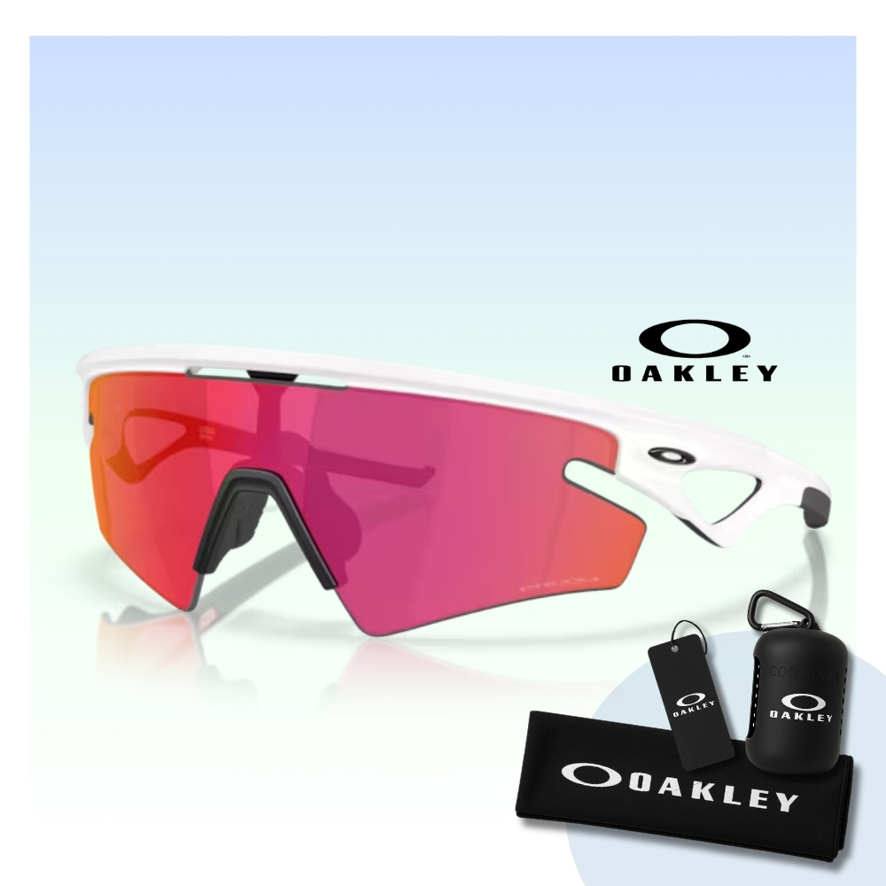 OAKLEY 奧克利 Sphaera Slash 棒球運動太陽眼鏡(OO9499-02 Prizm Field 鏡片)