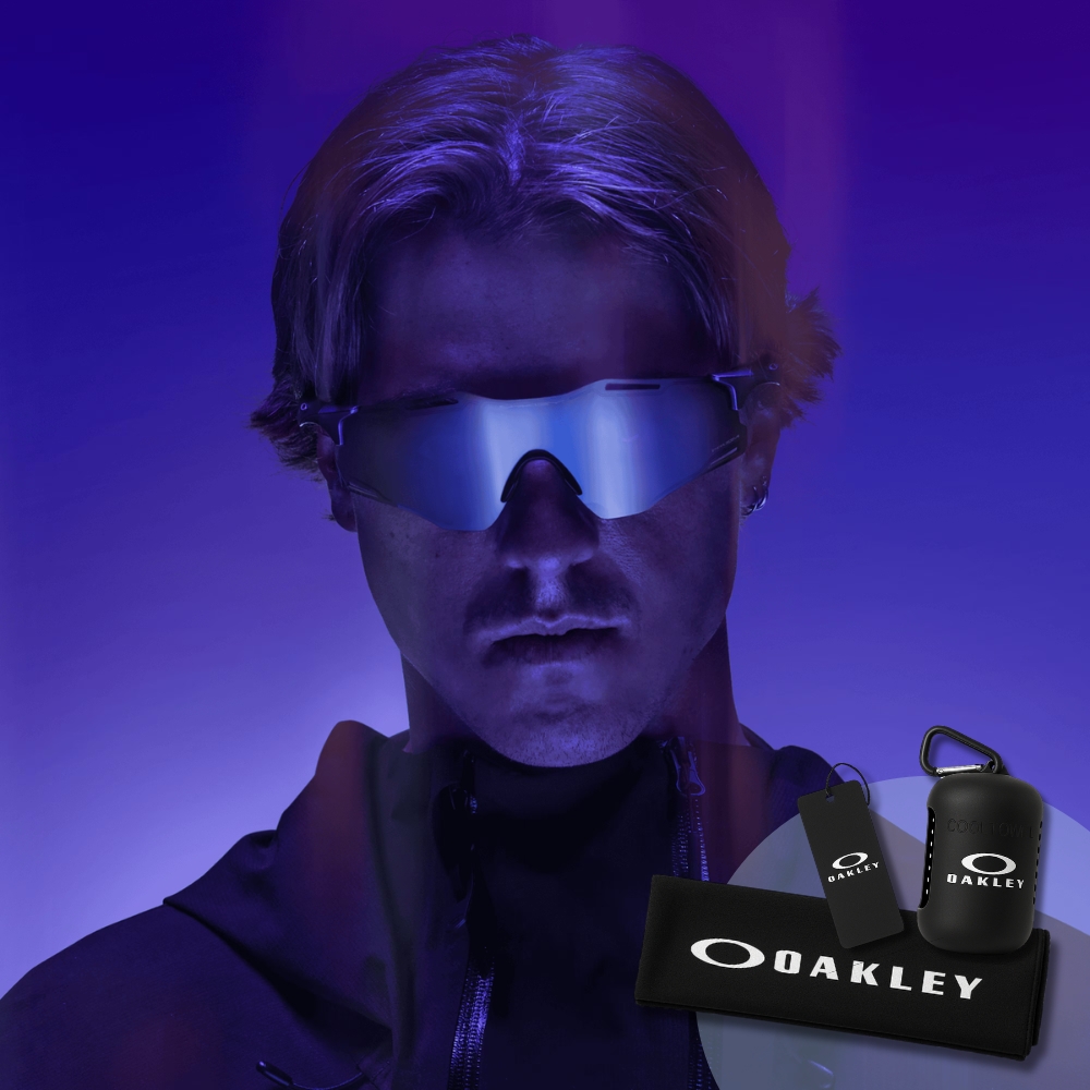 OAKLEY 奧克利 冬季奧運限定 Cybr Zero 運動太陽眼鏡(OO9512D-07 prizm black 鏡片)