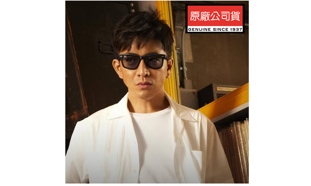 RAY BAN 雷朋木村拓哉配戴款亞洲版太陽眼鏡RB2140F 601/R5 52mm 亮黑框 