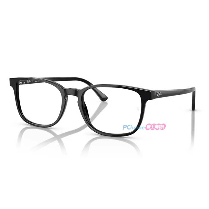 RAY BAN 雷朋 光學鏡框 RX5418F 2000 54mm 橢圓方框眼鏡 膠框 黑色