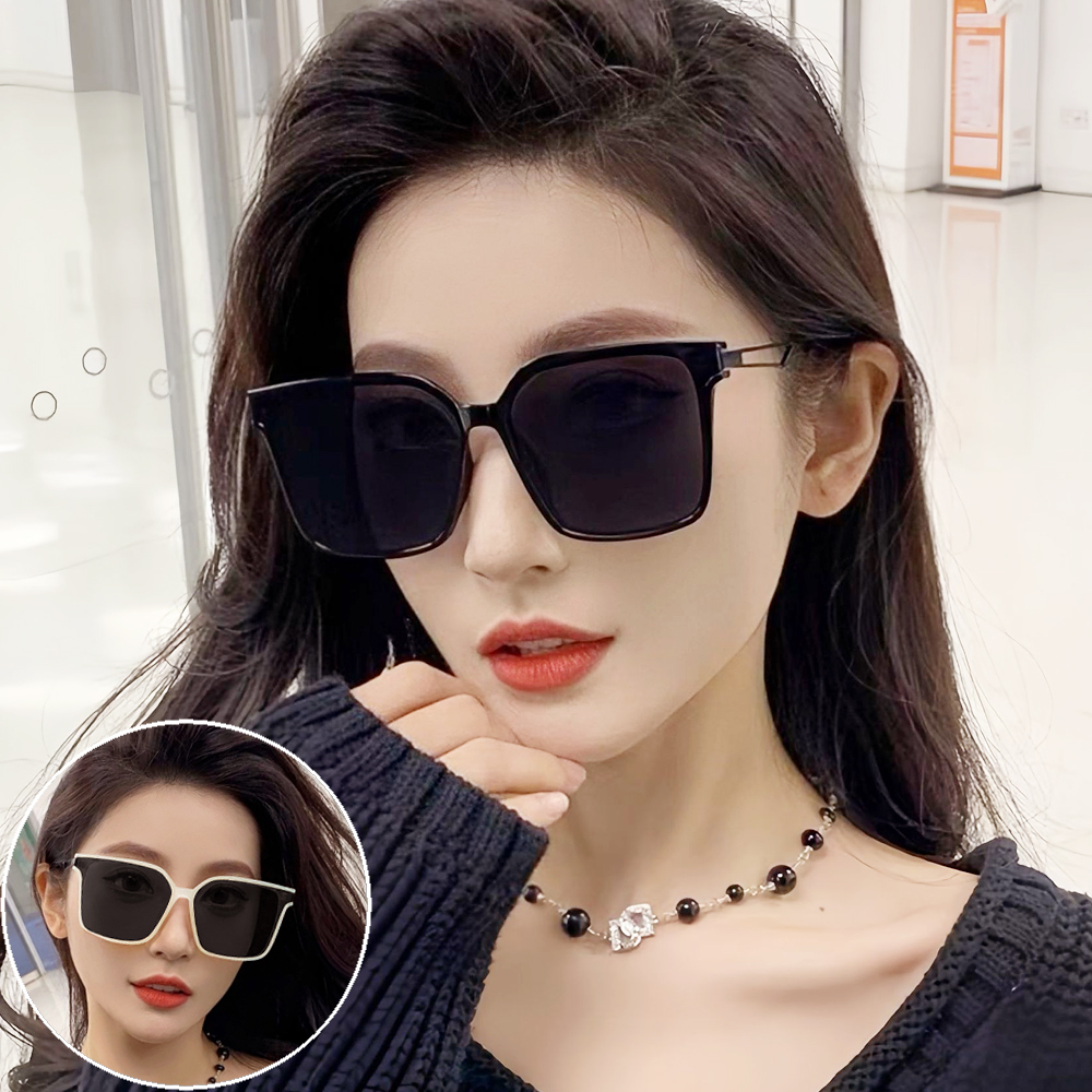 Seoul Show 首爾秀 金屬鏤空鏡腿男女大方框太陽眼鏡UV400墨鏡 G17