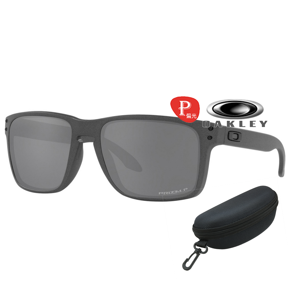 OAKLEY 奧克利 Holbrook XL 休閒運動偏光太陽眼鏡 OO9417 30 霧灰框PRIZM黑色偏光鏡片 公司貨