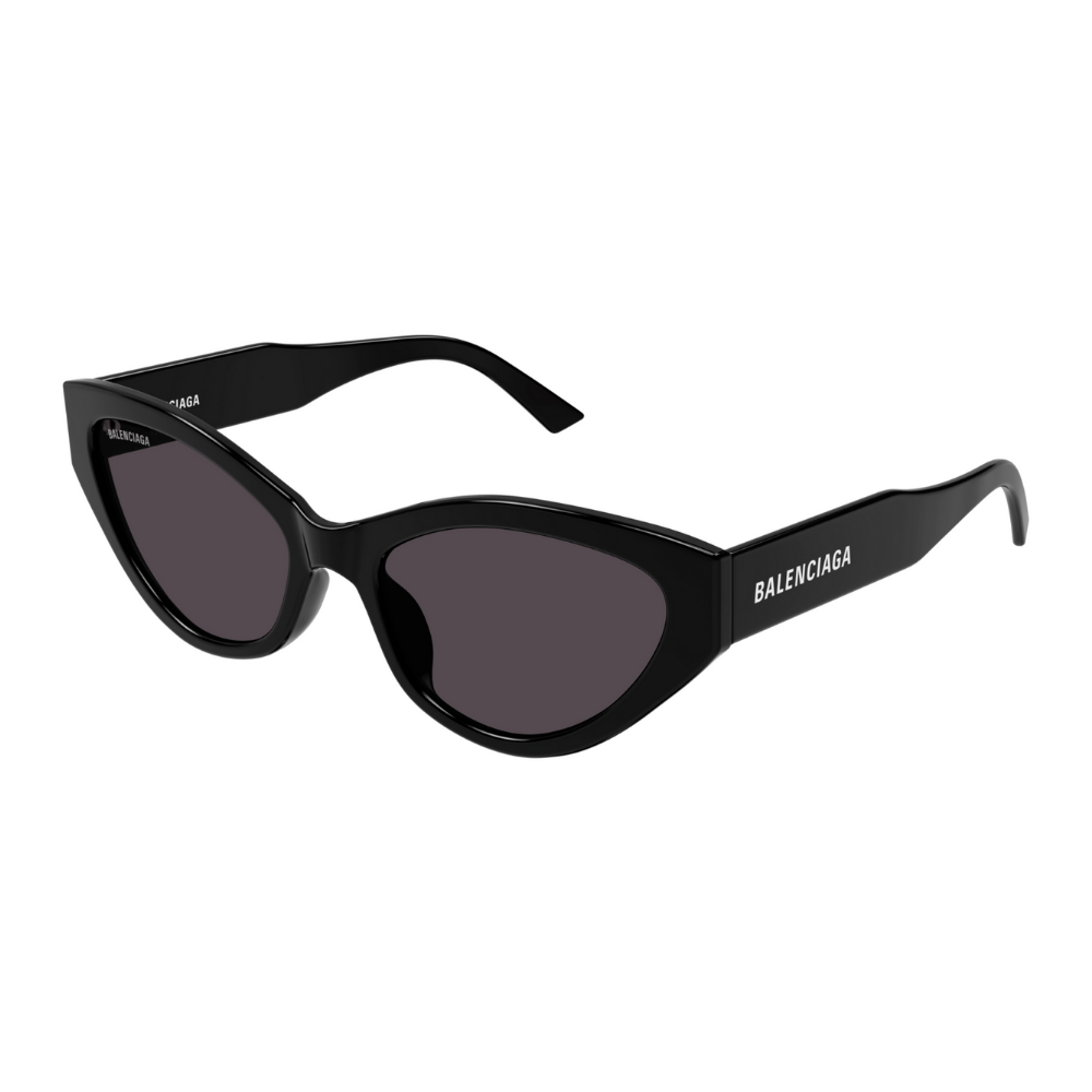BALENCIAGA 巴黎世家 薄板輕巧貓眼膠框太陽眼鏡(BB0306S-001)
