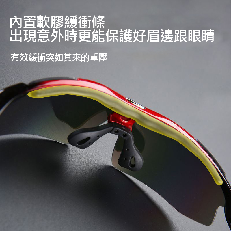 ANSNIPER SP-0868A全配8件式抗UV藍光偏光高清戶外運動鏡組