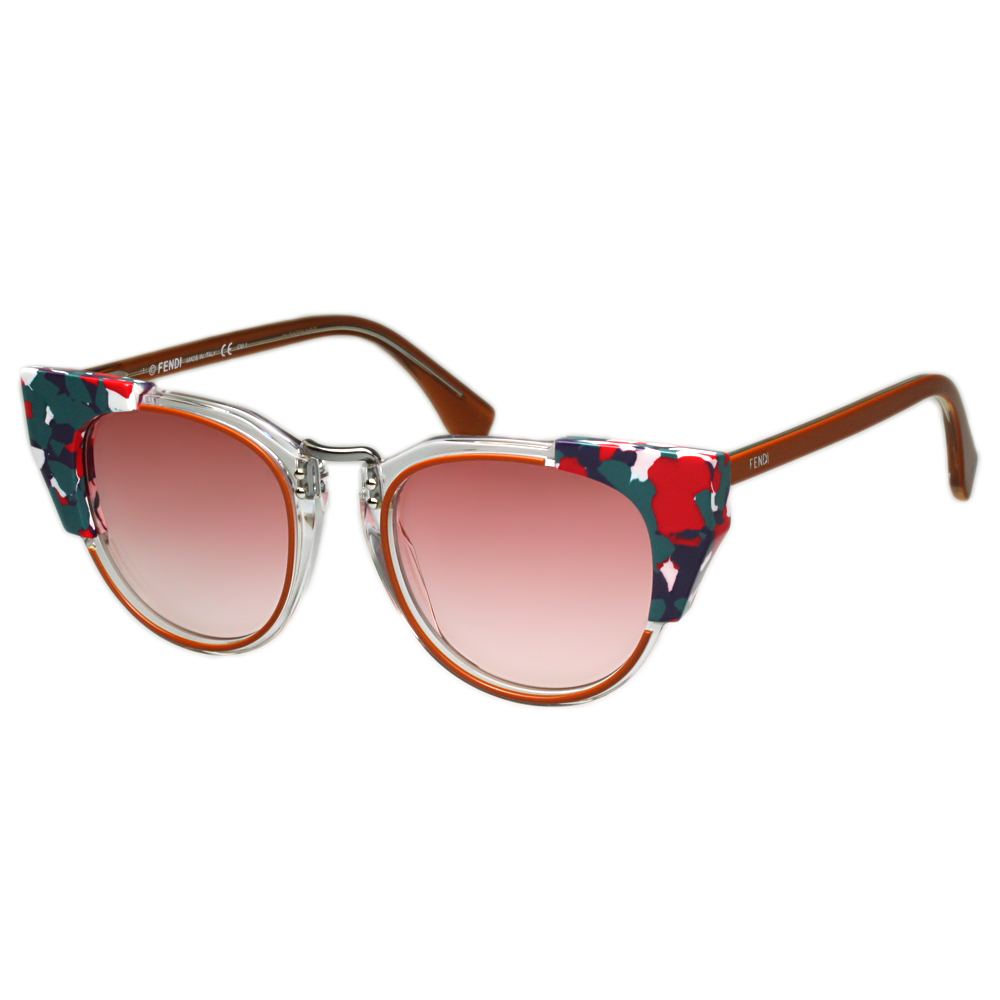 FENDI 芬迪 FENDI 時尚太陽眼鏡 (粉色)