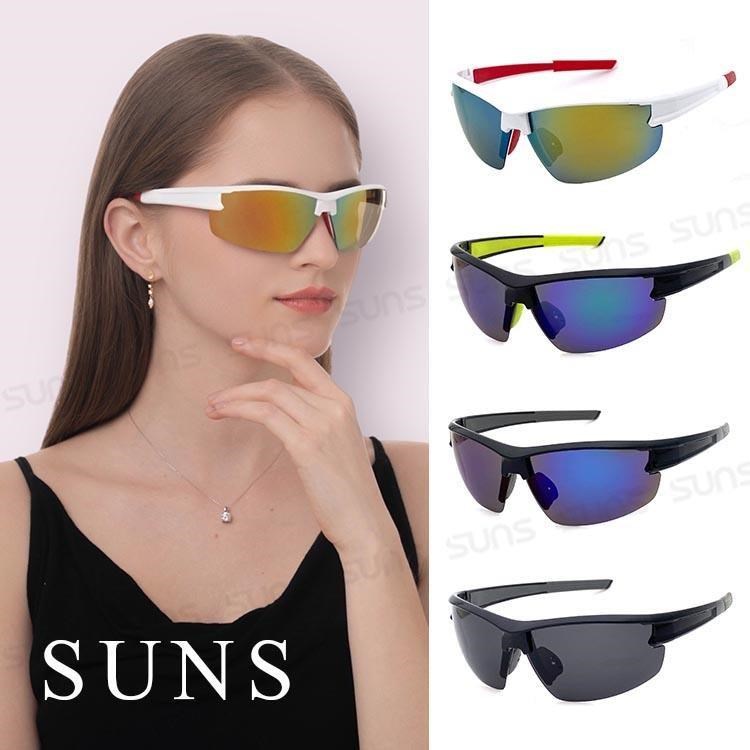 SUNS MIT運動偏光太陽眼鏡 頂規強化絢彩水銀Polarized鏡片 抗UV400 S827