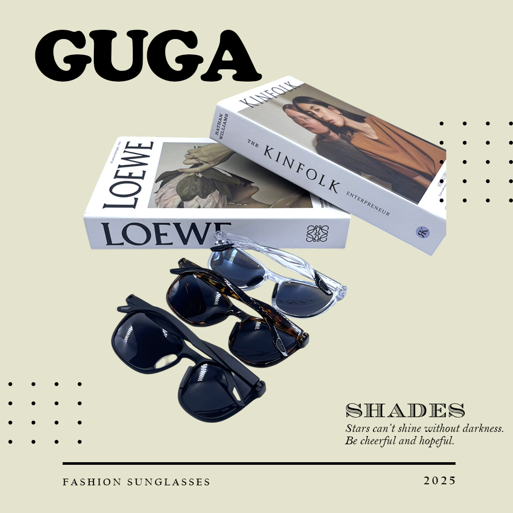 GUGA 偏光太陽眼鏡 抗UV防曬墨鏡 時尚必備 休閒必備款 Y350