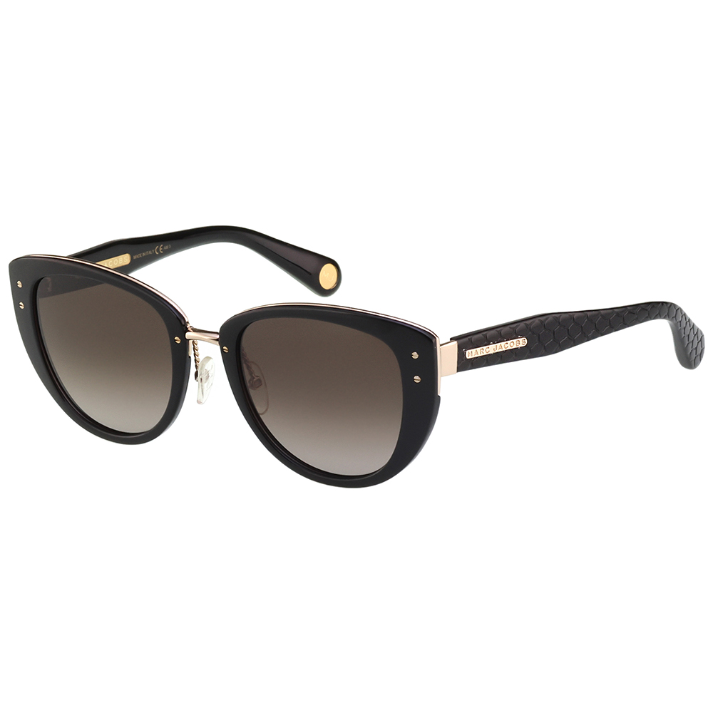 MARC BY MARC JACOBS 太陽眼鏡(黑色配金色)MARC523FS