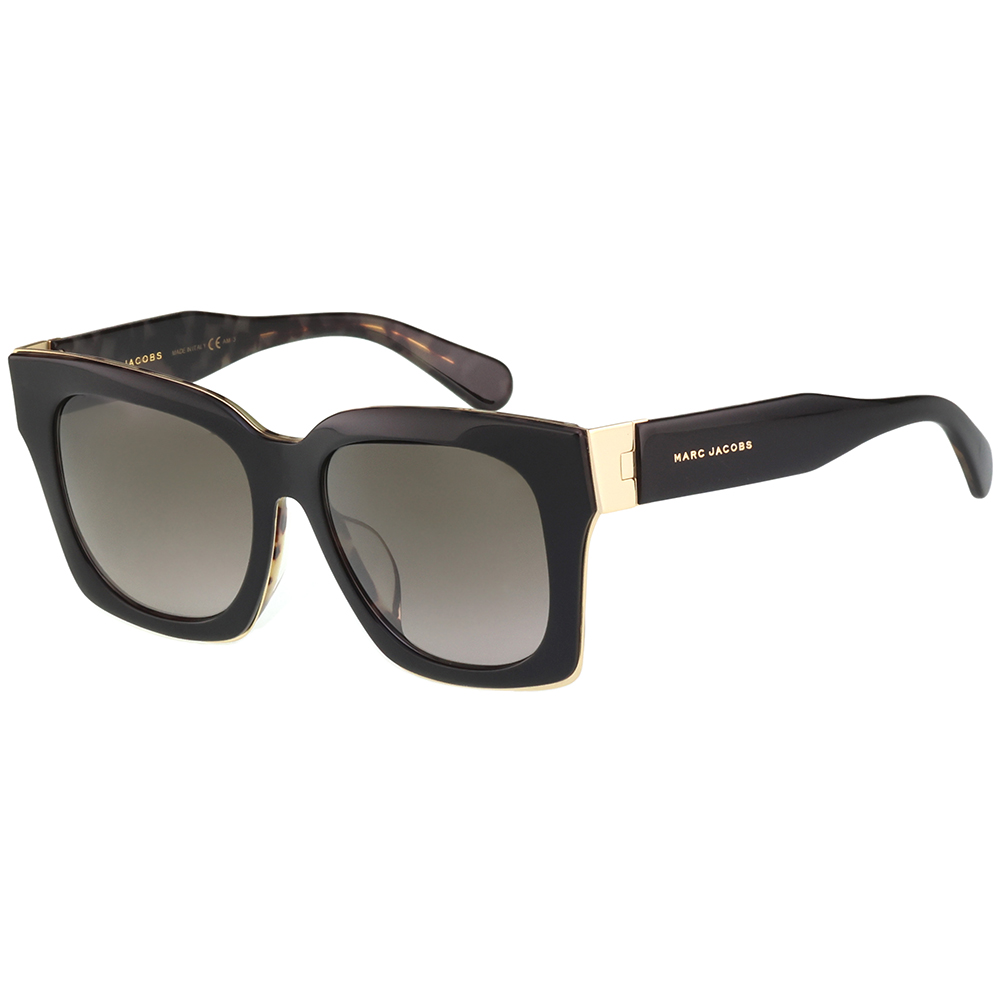 MARC BY MARC JACOBS 太陽眼鏡(黑色配內琥珀色)MARC605FS