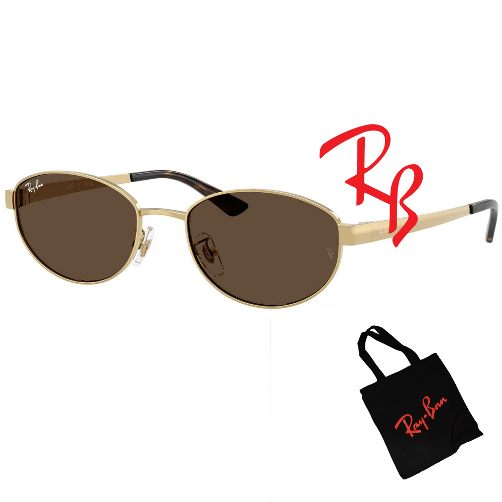 RAY BAN 雷朋 Jennie 代言款 時尚金屬太陽眼鏡 RB3774D 001/73 公司貨(搭贈RAY BAN托特包)