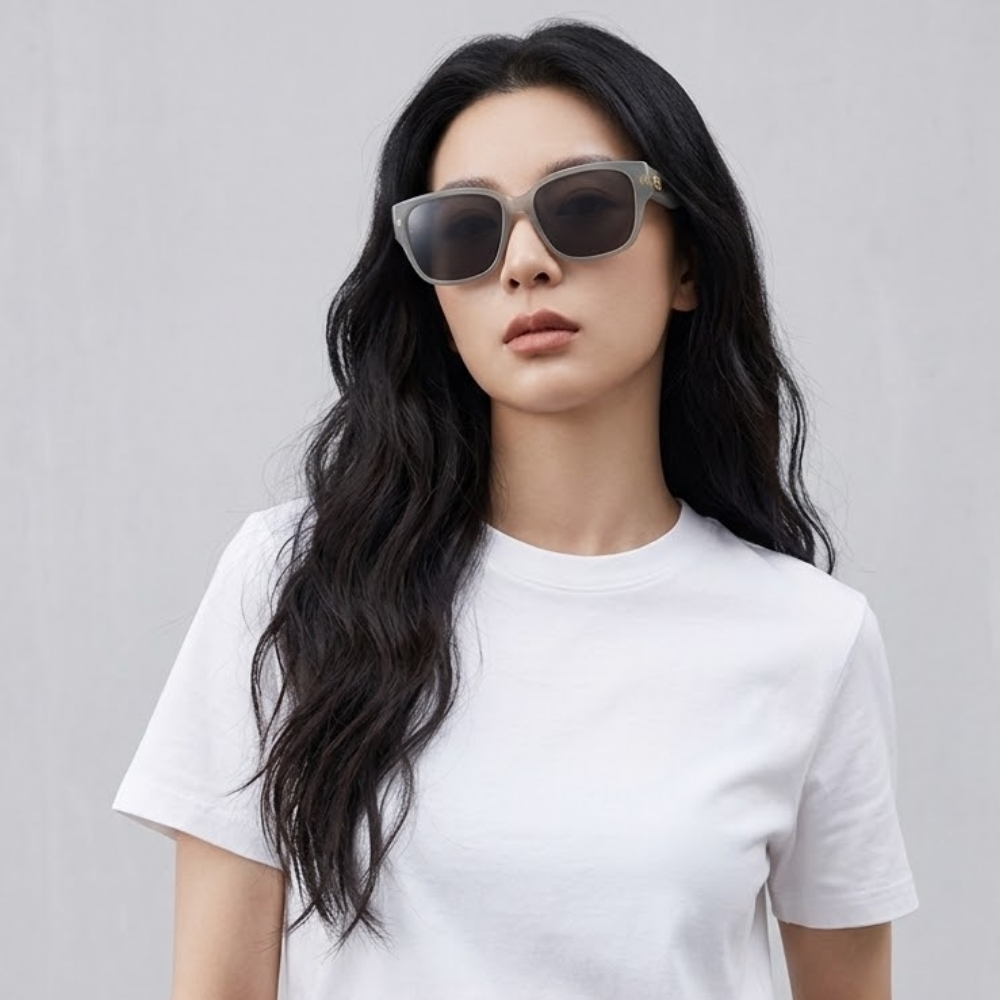 BALENCIAGA 巴黎世家 方形膠框抗UV太陽眼鏡(BB0512SK-003)