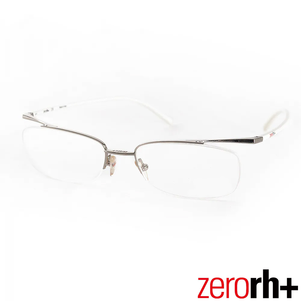 Zerorh+ 義大利LIMBO個性方框光學鏡框(白色) RH057_04