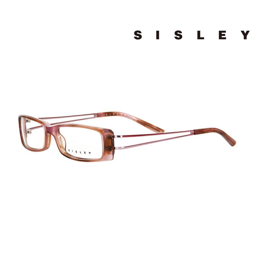 SISLEY 希思黎 時尚雙槓光學眼鏡(琥珀) SY01403
