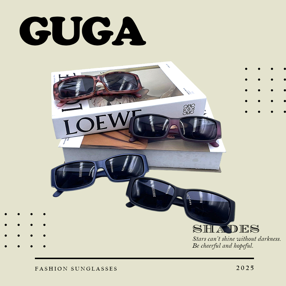 GUGA 偏光套鏡 外掛式墨鏡 霧面方框款 抗紫外線 防眩光 UV400 遮陽防曬 J1307