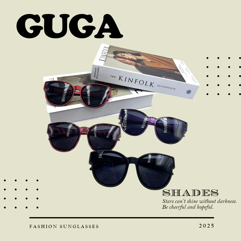 GUGA 偏光套鏡 極簡俐落圓框款 UV400 全面防護 抗UV400 質感套鏡 J1328