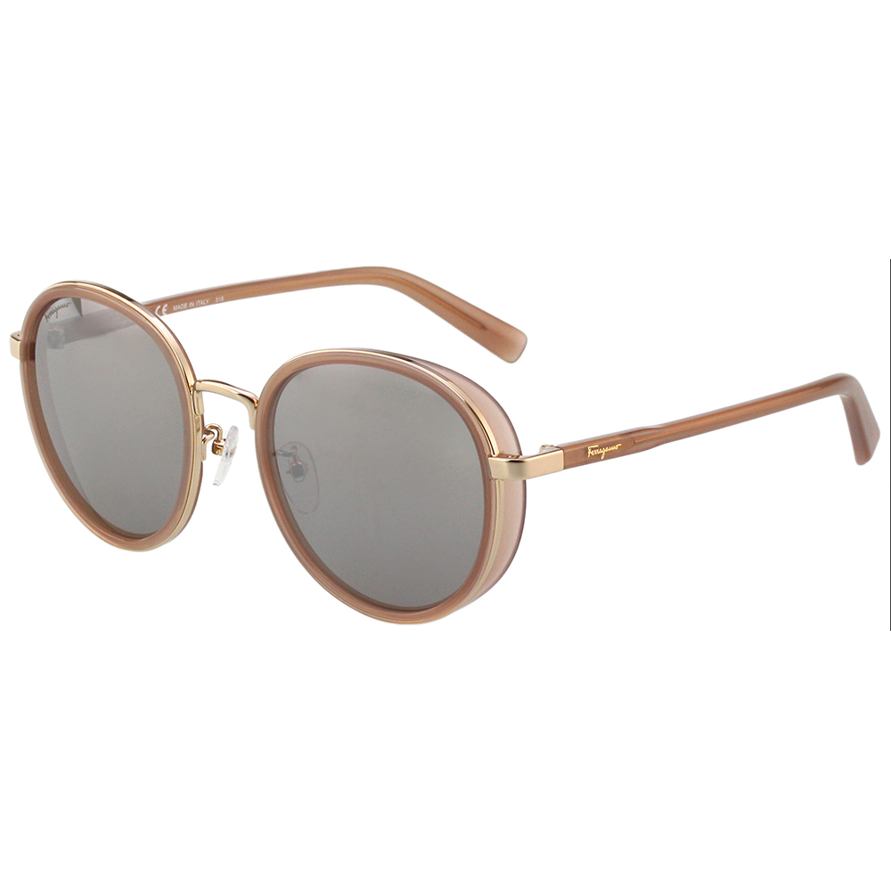 Salvatore Ferragamo 水銀面 太陽眼鏡(裸色色)SF847SK