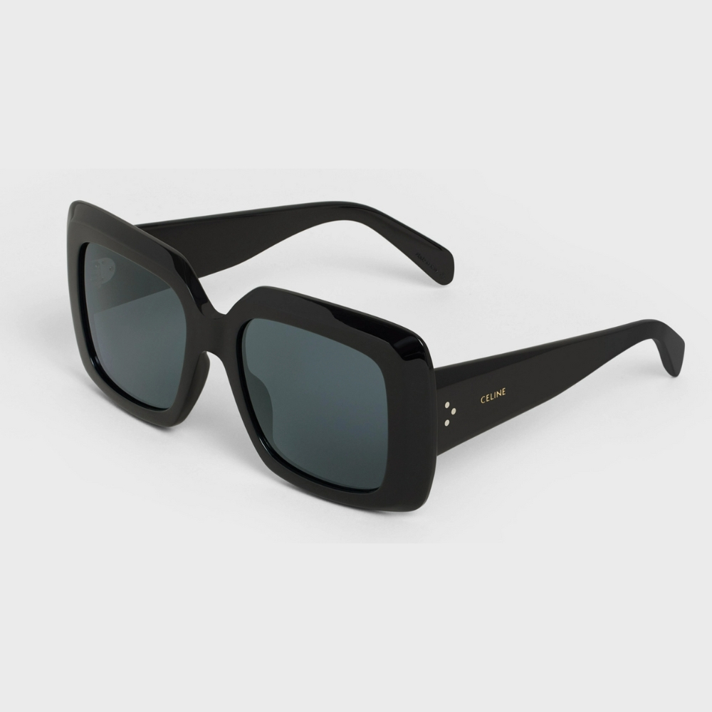 CELINE 凱旋門方形膠框太陽眼鏡(CL40263F-01A)