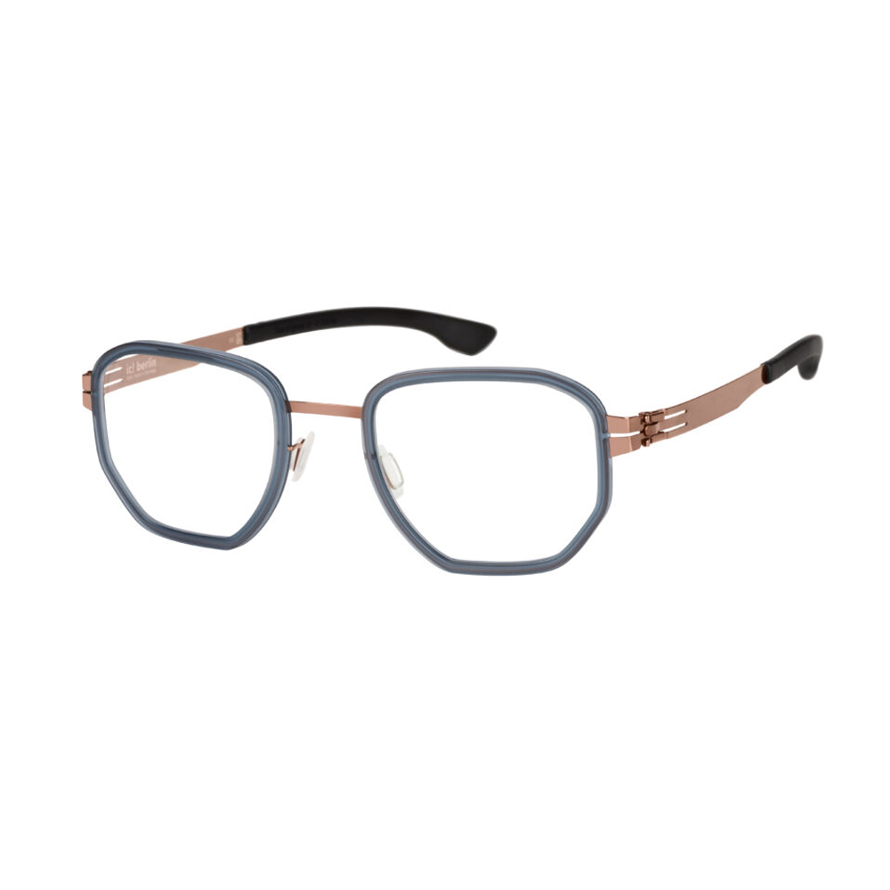 ic! berlin Hiro Shiny Copper Blue Waters 德國薄鋼眼鏡公司貨
