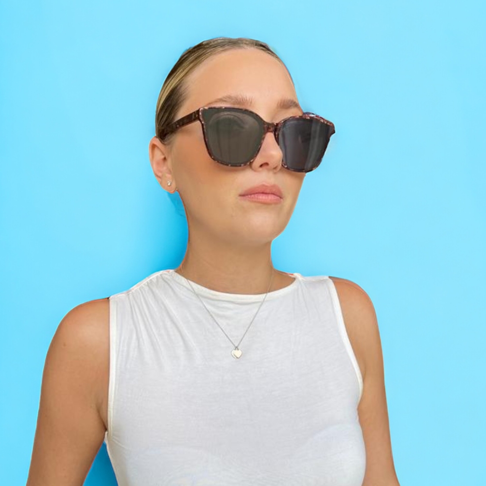 ROSIE ALLAN [] ELAINE款 珠光紅琥珀 手工板材墨鏡