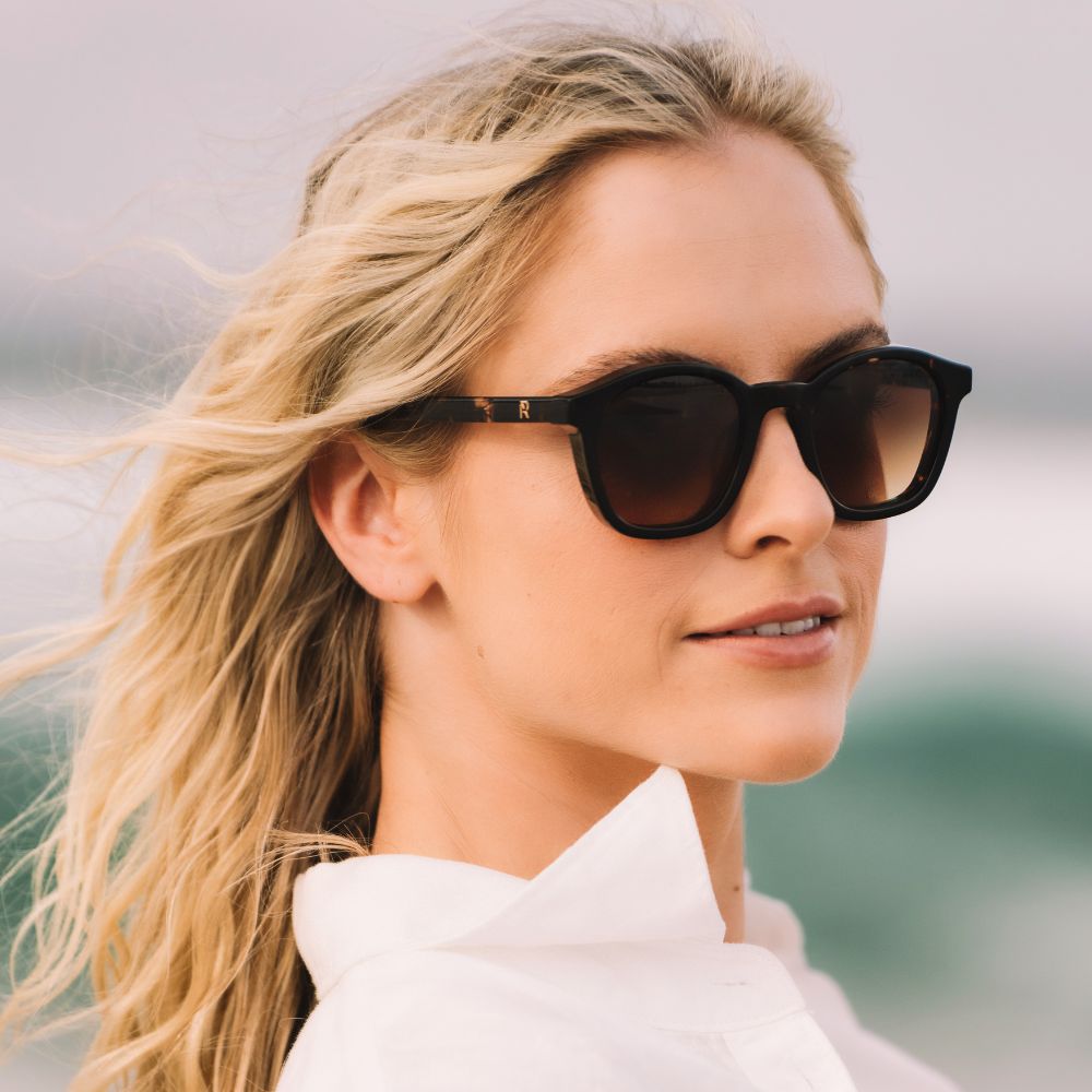 ROSIE ALLAN [ROSIE ALLAN] BECKER款 茶琥珀 手工板材墨鏡