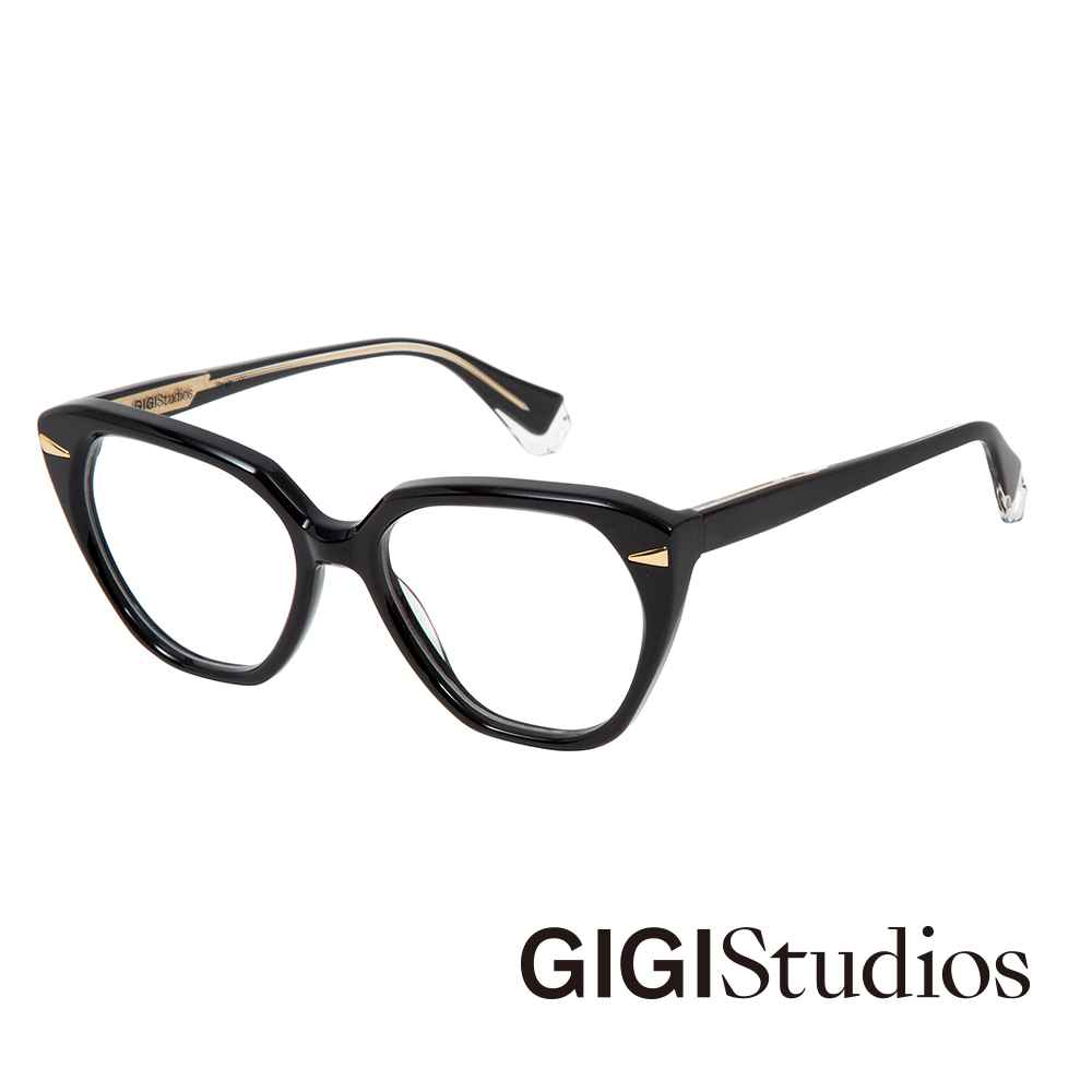 GIGI Studios 【GIGI Studios】西班牙大貓眼光學眼鏡(黑 - GALIA-6661/1)