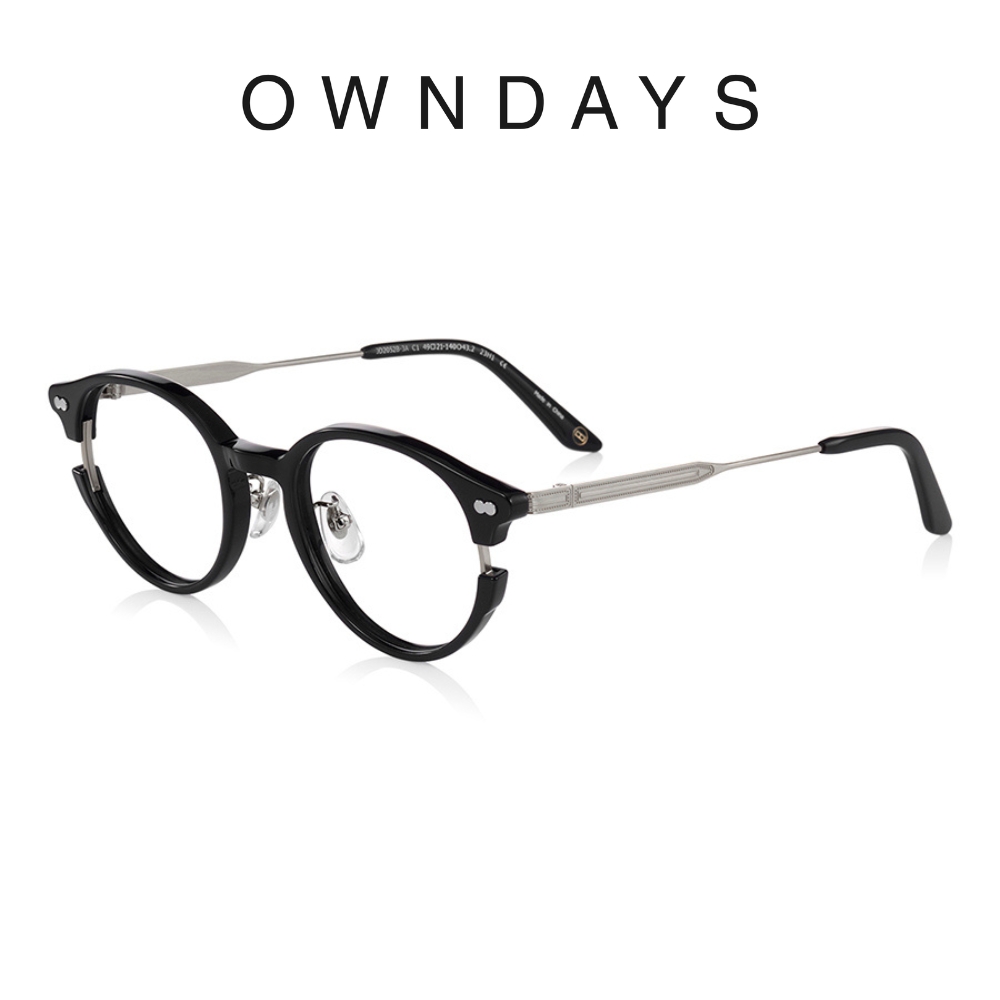 OWNDAYS 恩戴適John Dillinger系列波士頓款金屬框光學眼鏡