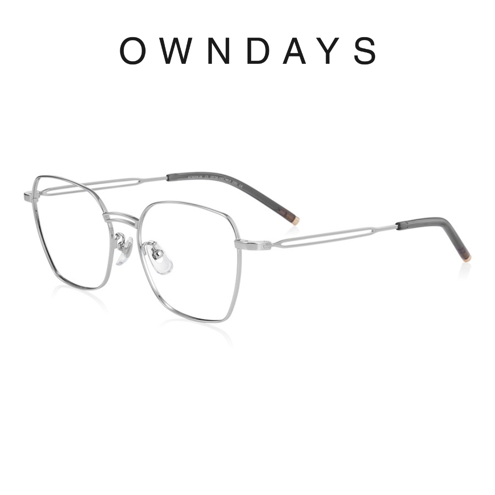 OWNDAYS 恩戴適John Dillinger系列多角形款金屬框光學眼鏡(JD1042B-3A