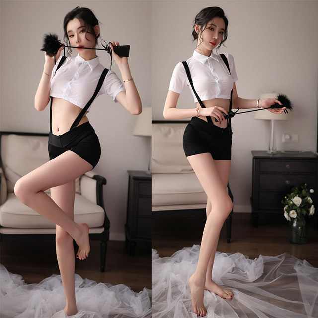 可愛性感摟空吊帶女學生制服套裝逗性感火辣情趣睡衣內衣氣質女神角色扮演情趣角色服狂野優雅夜氣質女神款店制服情趣睡衣角色扮演情趣角色服制服店 款男友 男友最愛館長 