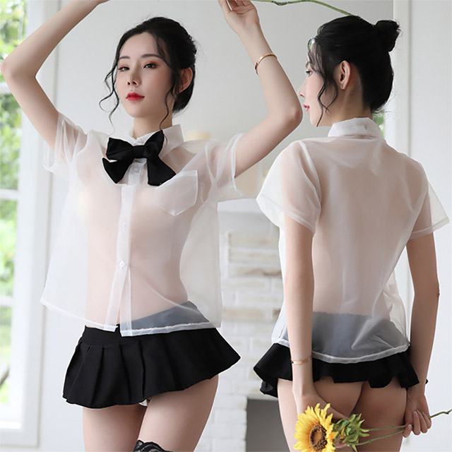 可愛女學生水手服透視短裙套裝挑逗性感火辣情趣睡衣內衣氣質女神角色扮演情趣角色服狂野優雅夜氣質女神款店制服情趣睡衣角色扮演情趣角色服制服店 款男友 男友最愛館長 