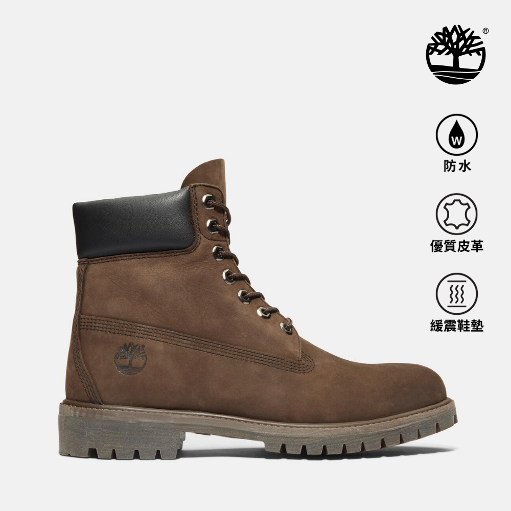 Timberland 男款棕色Timberland R Premium防水6吋靴｜10001214