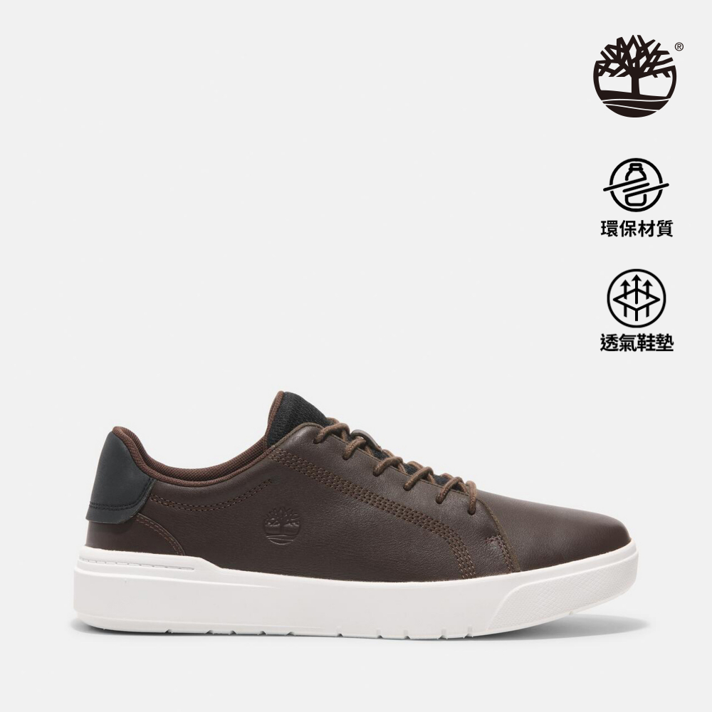 Timberland 男款深棕色低筒休閒鞋｜A41F7W01