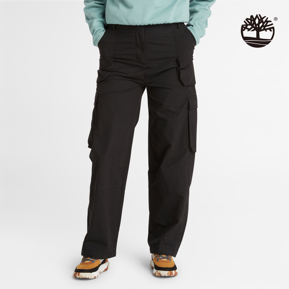 Timberland 女款黑色工裝長褲|A6H7H001