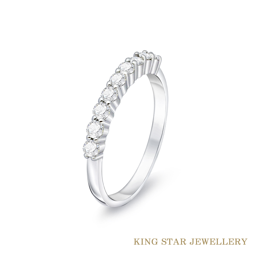 King Star 優雅鑽石尾戒(嚴選無色等級美鑽)