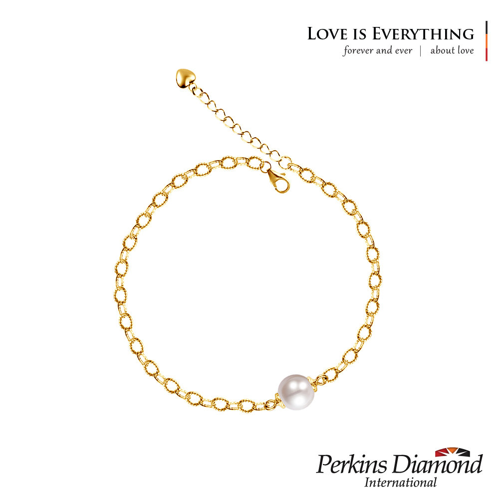 PERKINS 伯金仕 My Love系列 925純銀珍珠手鍊（其他規格）