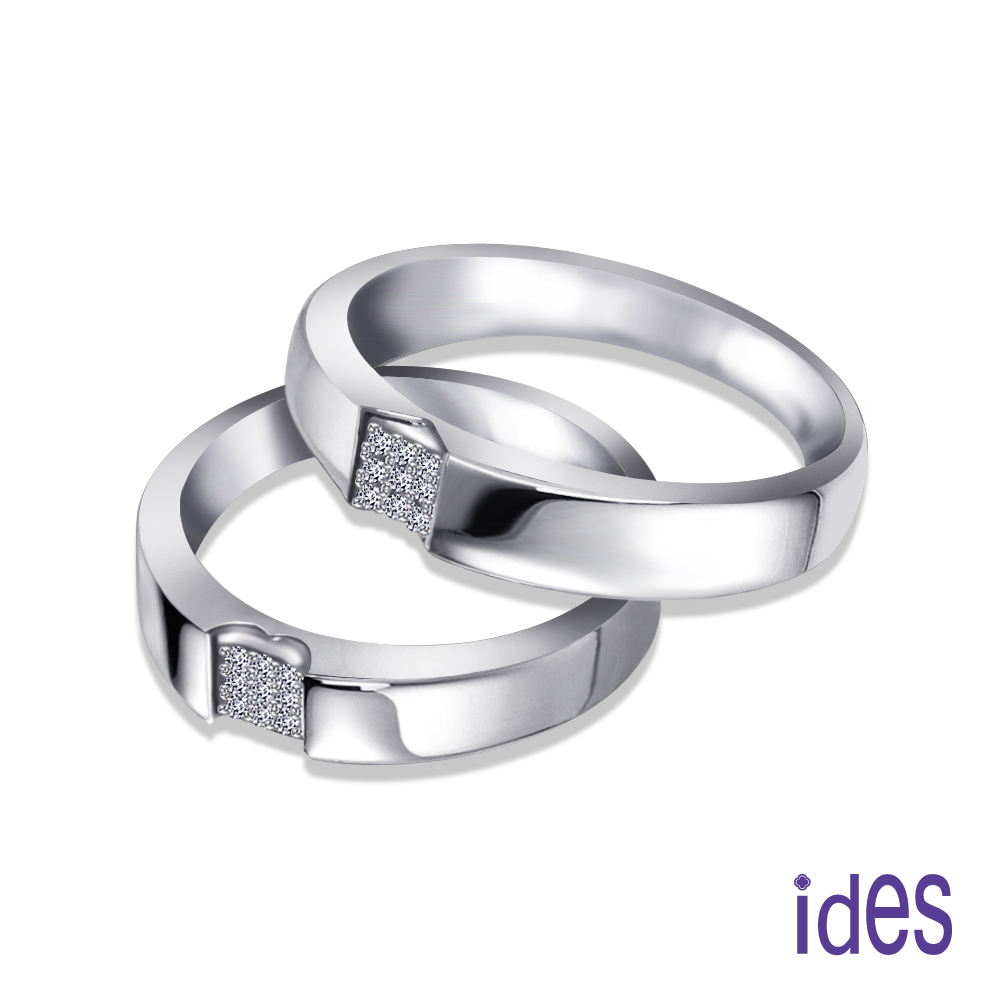 ides 愛蒂思 愛完整設計款鑽石對戒/求婚結婚戒