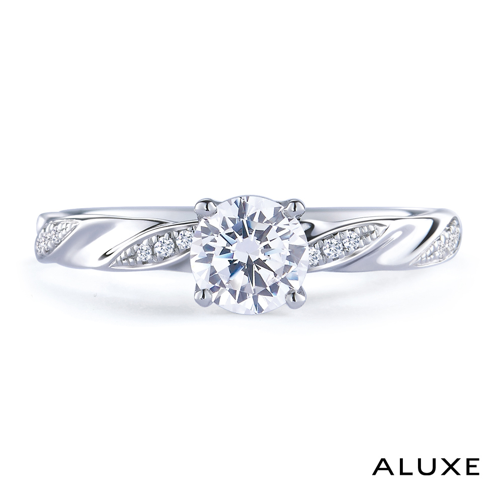 ALUXE 亞立詩 0.50克拉 FVS2 18K金 求婚鑽戒 RS2960