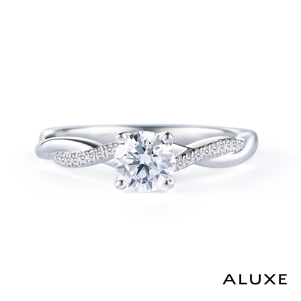 ALUXE 亞立詩 0.50克拉 FVS2 18K金 求婚鑽戒 RS2952