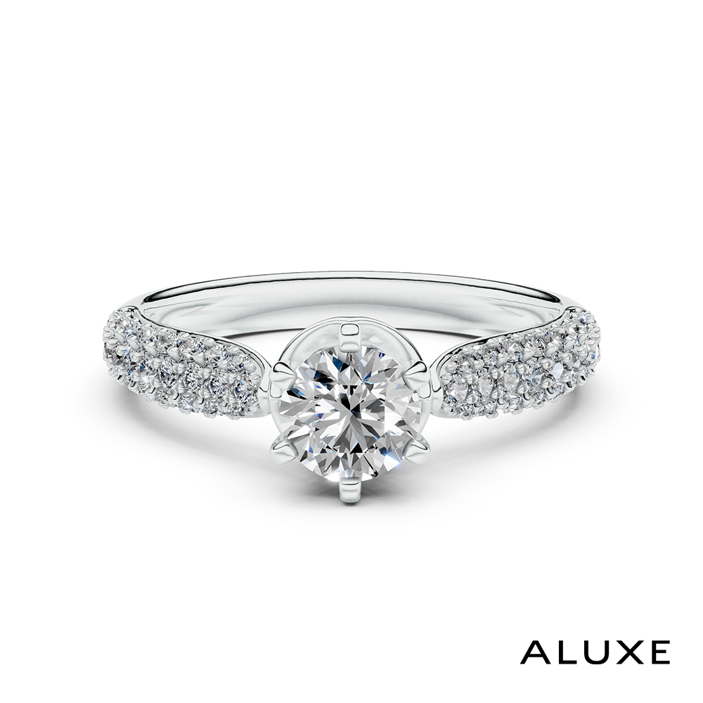 ALUXE 亞立詩 0.50克拉 FVS2 18K金 求婚鑽戒 RS2942