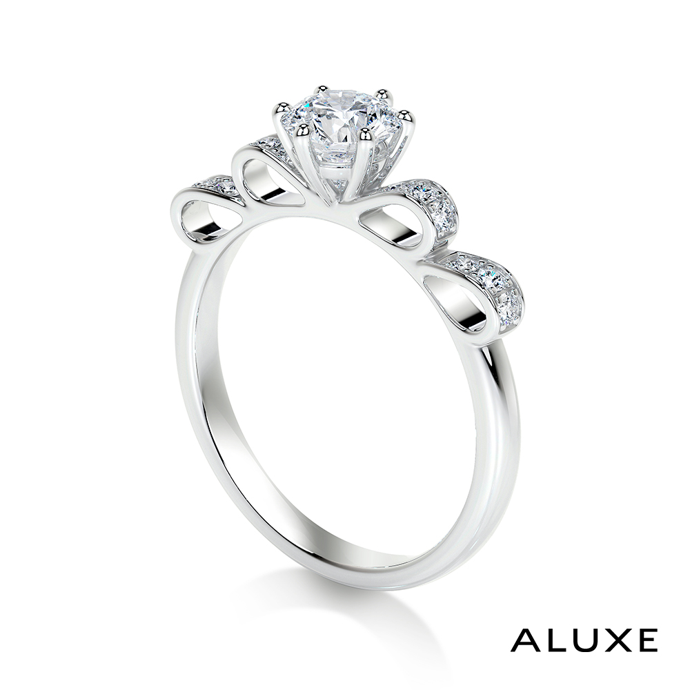 ALUXE 亞立詩 0.50克拉 FVS2 18K金 求婚鑽戒 RS2849