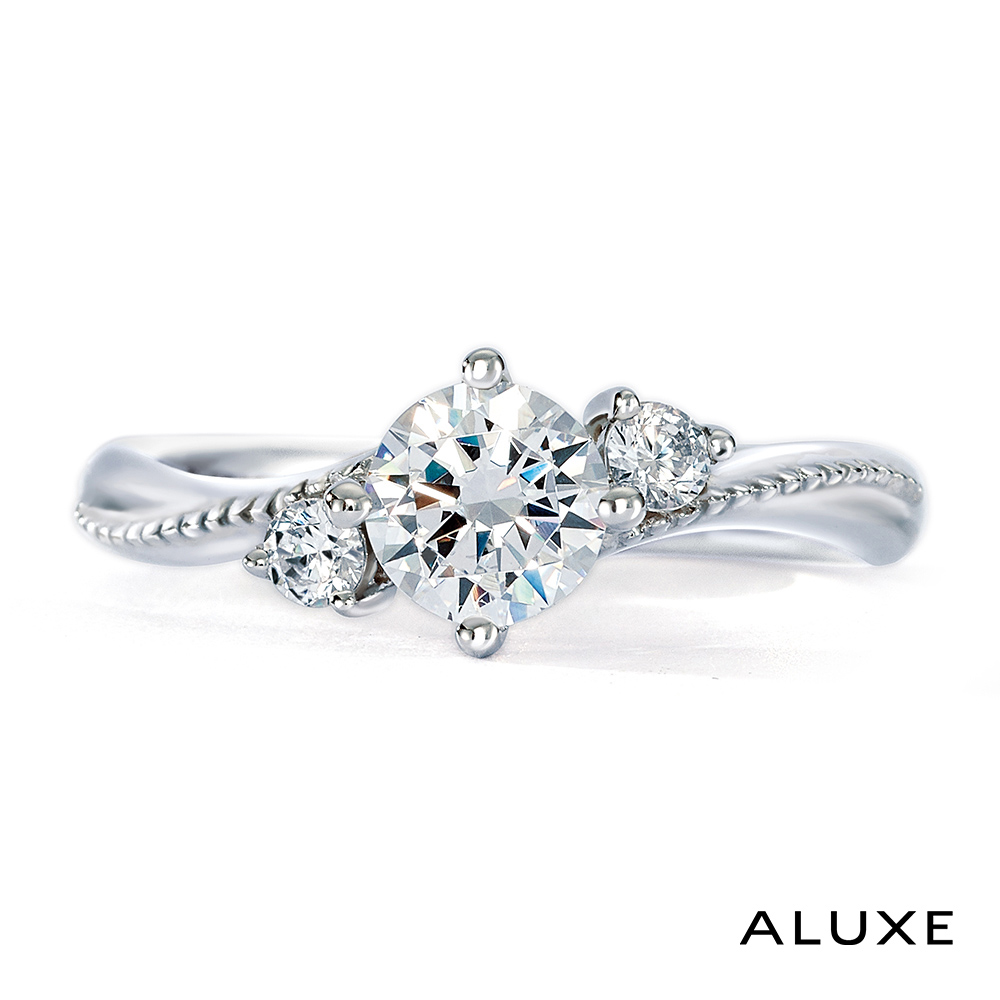 ALUXE 亞立詩 0.50克拉 FVS2 18K金 求婚鑽戒 RS2843