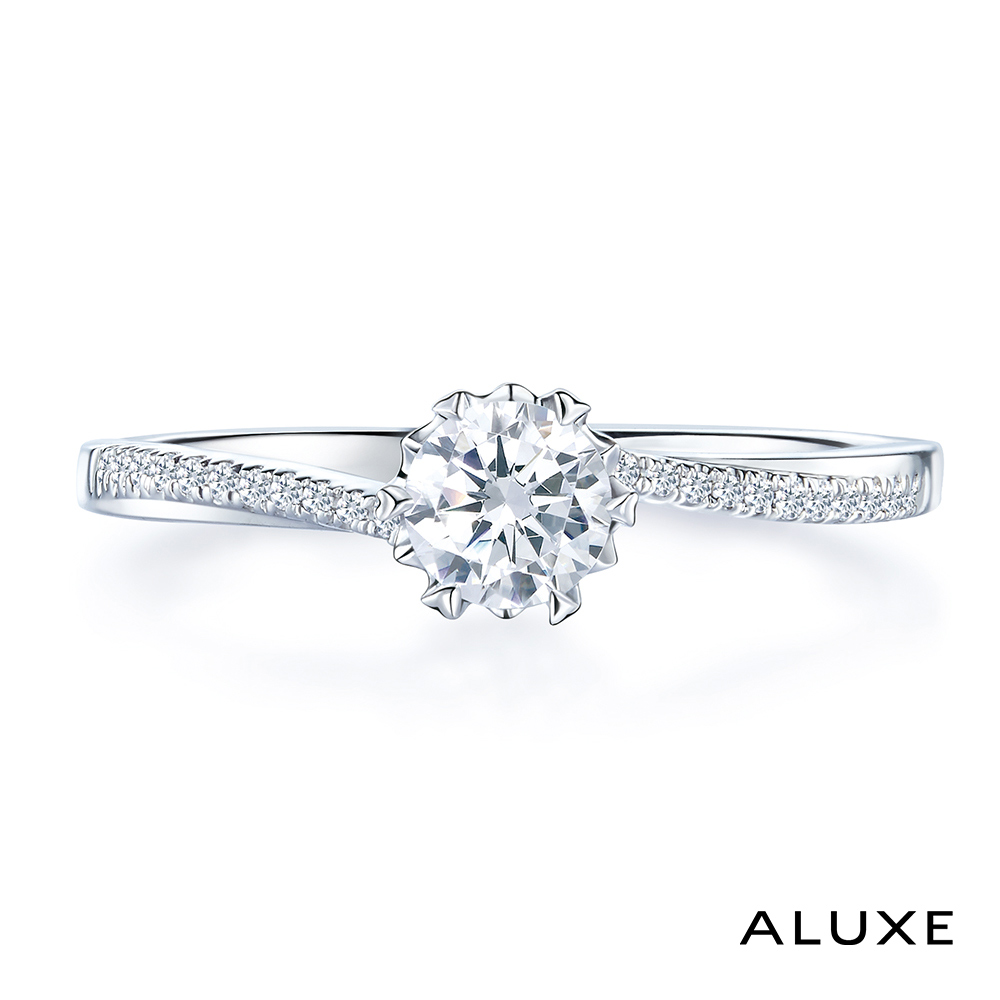 ALUXE 亞立詩 0.30克拉 FVS2 18K金 求婚鑽戒 RS0945