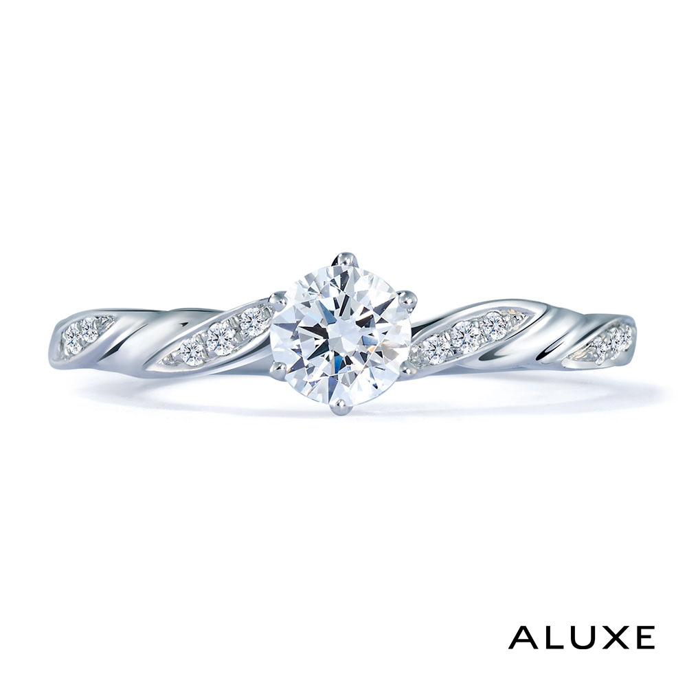 ALUXE 亞立詩 0.30克拉 FVS2 18K金 求婚鑽戒 RS0898