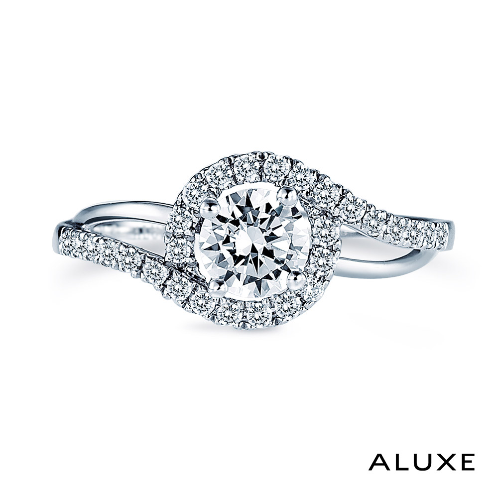 ALUXE 亞立詩 0.50克拉 FVS2 18K金 求婚鑽戒 RS2822