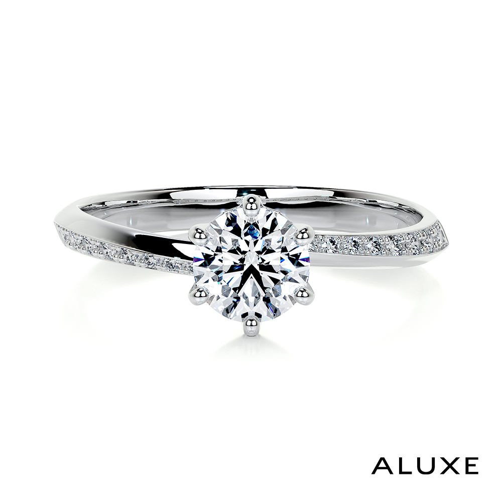 ALUXE 亞立詩 0.50克拉 FVS2 18K金 求婚鑽戒 RS2741