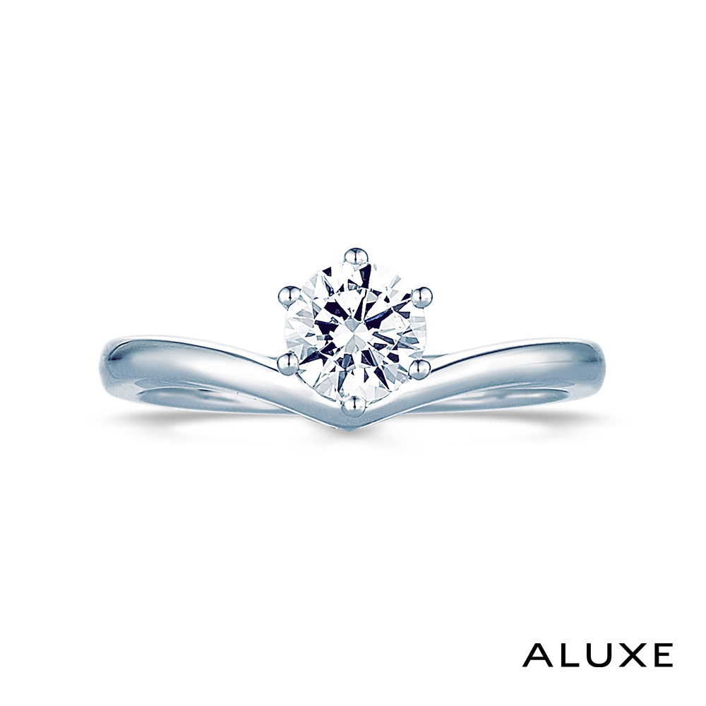 ALUXE 亞立詩 0.50克拉 FVS2 18K金 求婚鑽戒 RS2129