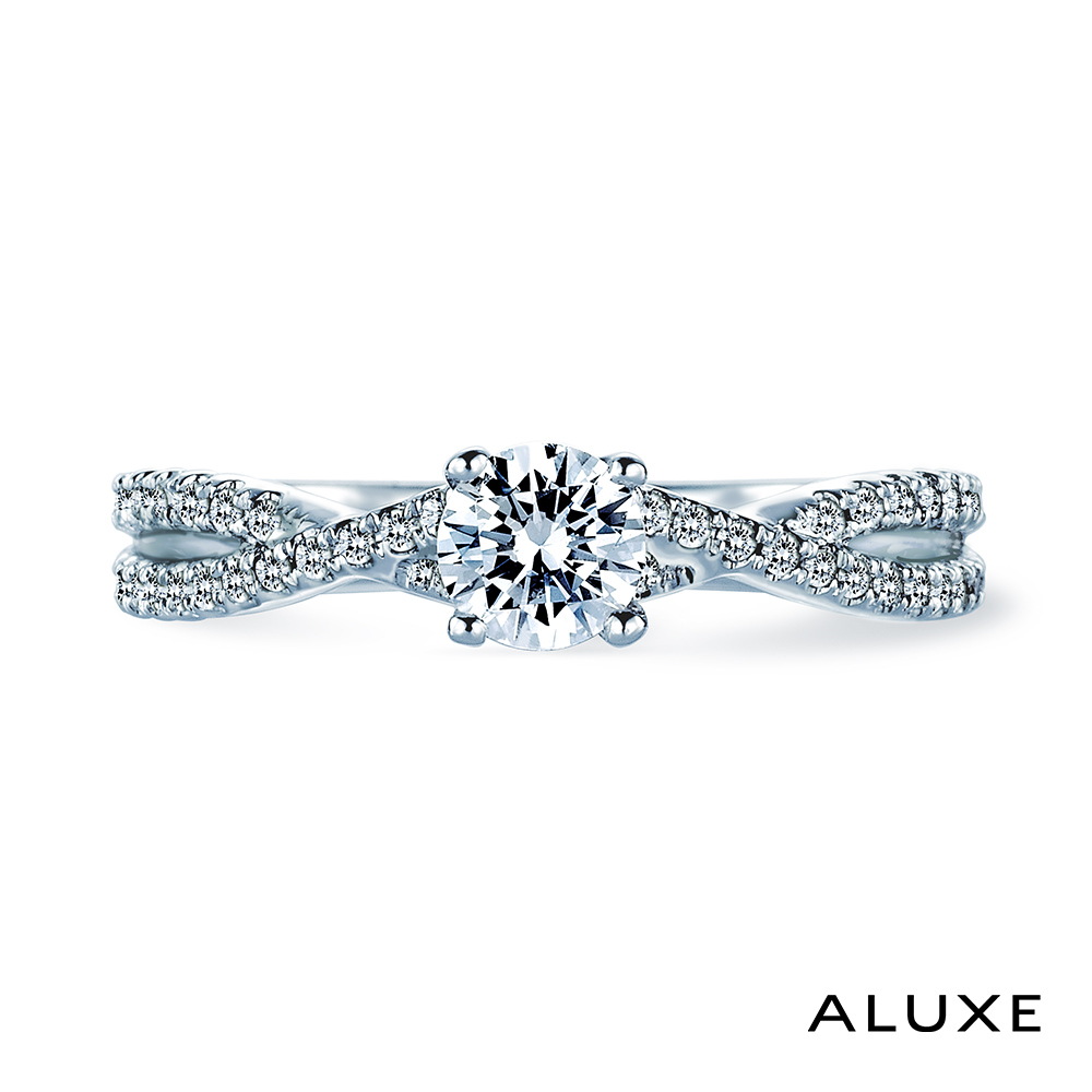 ALUXE 亞立詩 0.30克拉 FVS2 18K金 求婚鑽戒 RS0697