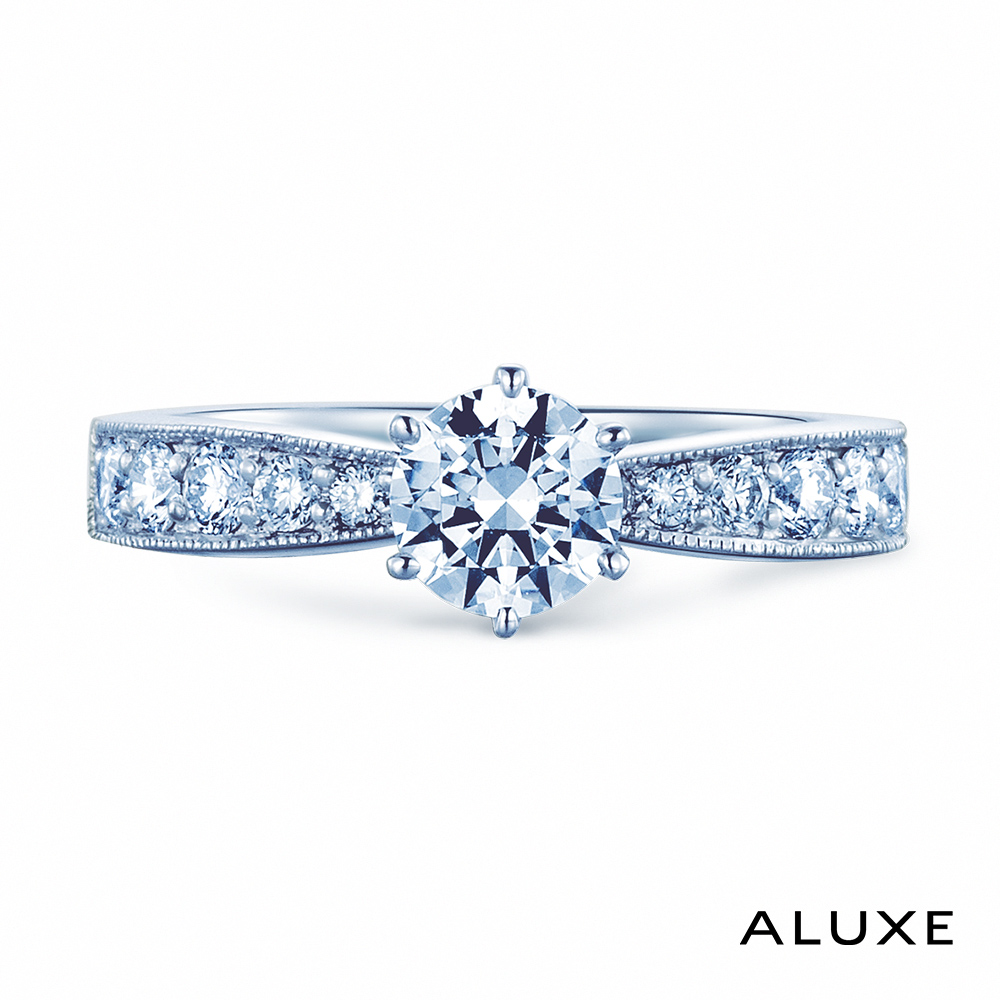 ALUXE 亞立詩 0.30克拉 FVS2 18K金 求婚鑽戒 RS0628