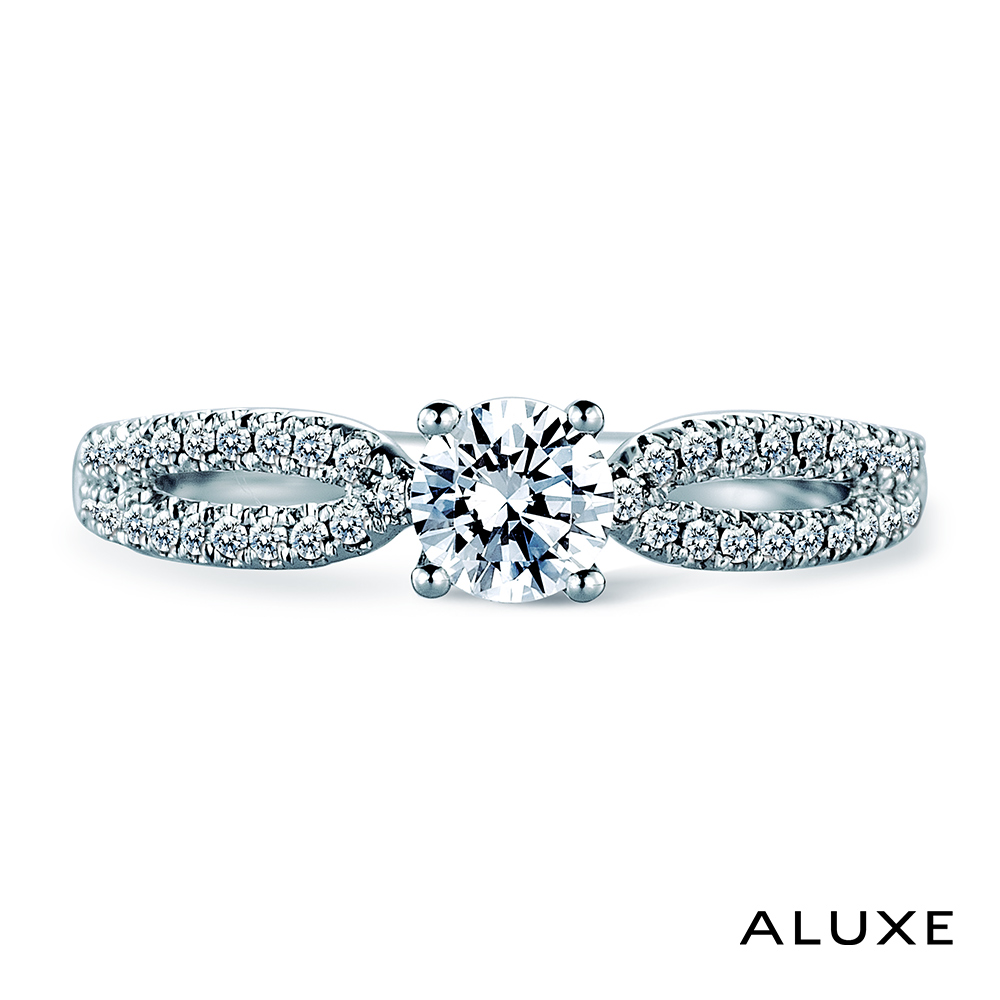 ALUXE 亞立詩 0.30克拉 FVS2 18K金 求婚鑽戒 RS0695