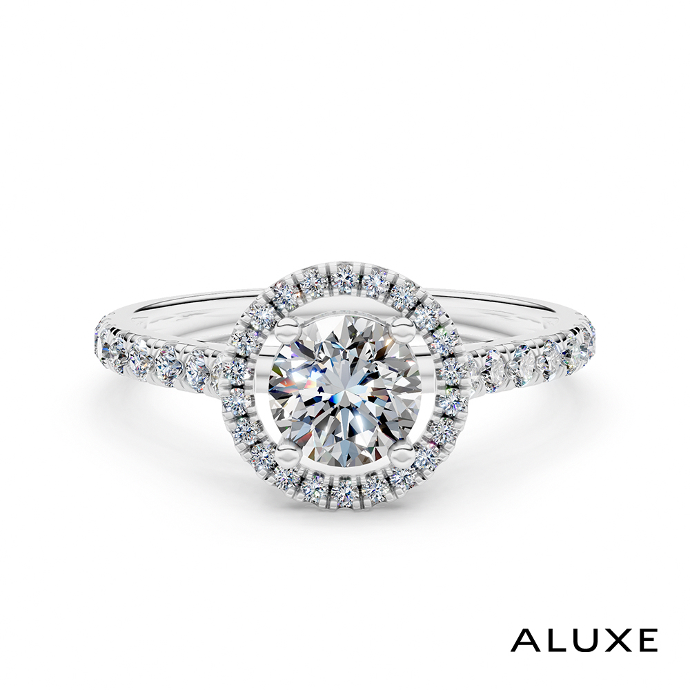 ALUXE 亞立詩 0.30克拉 FVS2 18K金 求婚鑽戒 RS0141